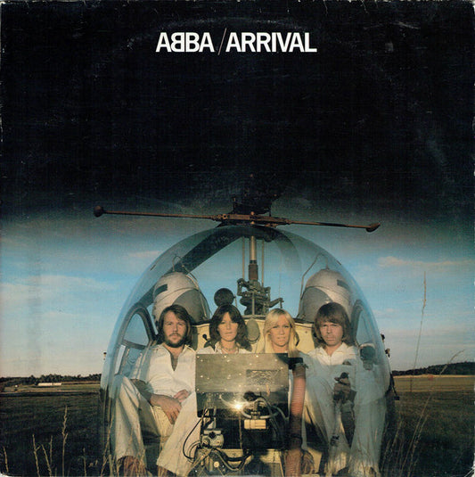 Image of Front Cover of 5015367C: LP - ABBA, Arrival (Epic; EPC 86018, UK 1976, Inner, No Abba Band Logo on Labels) Hype stickered sleeve , Small patch of sticker damage on sleeve, Strong VG to disc, Just a few light hairlines  VG/VG