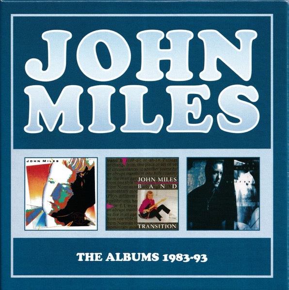 Image of Front Cover of 5015442C: CD - JOHN MILES, The Albums 1983-93 (Lemon Recordings; QCDLEM3BOX252, UK & Europe 2024, Box Set, 3 Inners & Booket)   VG+/VG+