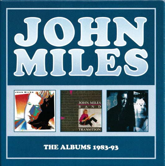 Image of Front Cover of 5015442C: CD - JOHN MILES, The Albums 1983-93 (Lemon Recordings; QCDLEM3BOX252, UK & Europe 2024, Box Set, 3 Inners & Booket)   VG+/VG+