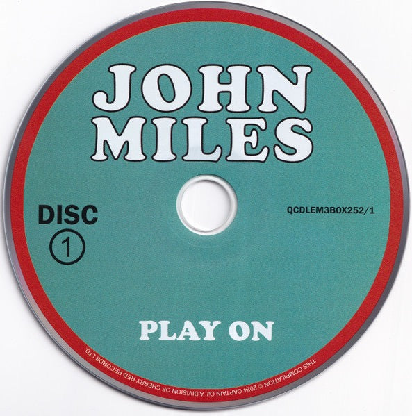 Image of Label Cover of 5015442C: CD - JOHN MILES, The Albums 1983-93 (Lemon Recordings; QCDLEM3BOX252, UK & Europe 2024, Box Set, 3 Inners & Booket)   VG+/VG+