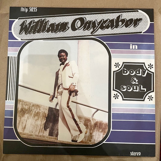 Image of Front Cover of LP - NEW/NEW - WILLIAM ONYEABOR, Body & Soul (Luaka Bop; LP-LBOP-5035C, US 2025 Reissue, Blue Vinyl), ,  - 4935181E