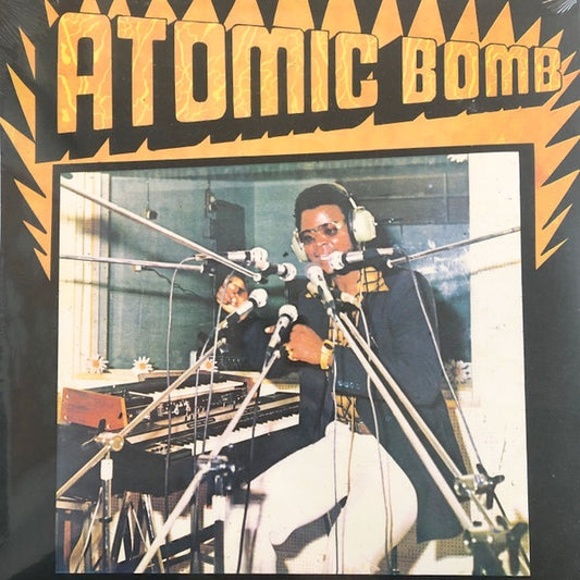 Image of Front Cover of 5015485C: LP - WILLIAM ONYEABOR, Atomic Bomb (Luaka Bop; LBLP5033C, US 2025 Reissue, Red Vinyl)   NEW/NEW