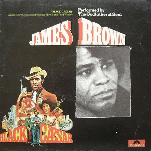 Image of Front Cover of 4844395S: LP - JAMES BROWN, Black Caesar (Polydor; 2490 117, UK 1973, Die Cut Gatefold) Light marks only. Light edgewear and corner creasing.   VG/VG