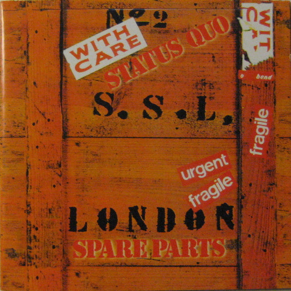 Image of Front Cover of 5055160S: 2xCD - STATUS QUO, Spare Parts (Castle Music; CMEDD 717, UK 2003 Reissue, Slipcase With Hype Sticker)   VG+/VG+