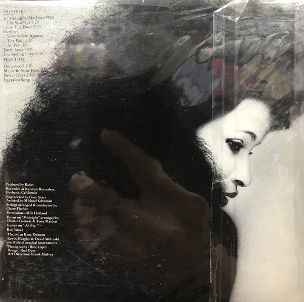 Image of Back Cover of CD - EX/VG+ - RUFUS FEATURING CHAKA KHAN, Ask Rufus (Geffen Records; UICY-9407, Japan 2004 Reissue, CD in LP replica card gatefold sleeve, Insert), With Obi,  - 2036072E