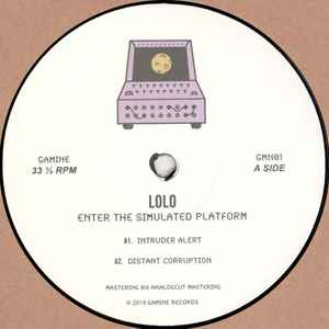 Image of Front Cover of 5015477C: 12" EP - LO-LO., Enter The Simulated Platform (Gamine ; GMN01, Spain 2019) Strong VG.  /VG