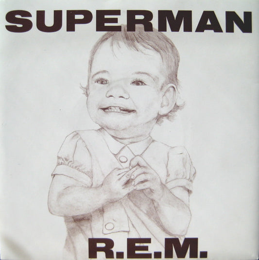 Image of Front Cover of 5025487E: 7" - R.E.M., Superman (I.R.S. Records ; IRM 128, UK 1986, Picture Sleeve) Strong VG Throughout  VG/VG