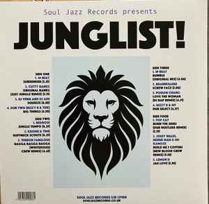 Image of Back Cover of 2xLP - NEW/NEW - VARIOUS ARTISTS / SOUL JAZZ RECORDS PRESENTS, JUNGLIST! Old Skool Ragga, D&B, Jungle 1993-95 (Soul Jazz Records; SJRLP588, Europe 2026, Gatefold), ,  - 3336143E
