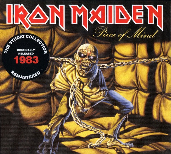 Image of Front Cover of CD - M/M - IRON MAIDEN, Piece Of Mind (Parlophone; 0190295567729, Europe 2018 Reissue, Digipak), Still SEALED In Stickered Shrinkwrap,  - 1216380C