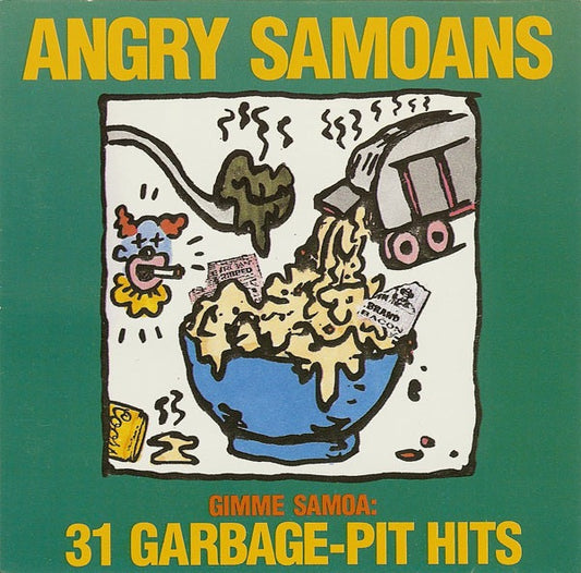Image of Front Cover of CD - VG+/VG+ - ANGRY SAMOANS, Gimme Samoa: 31 Garbage-Pit Hits (PVC Records; PVCD 8961, US 1987, Jewel Case), ,  - 5115007C