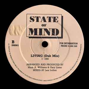 Image of Back Cover of 12" - /VG - STATE OF MIND, Living On The Edge (Not On Label; SM001, UK 1990), , A		Living On The EdgeB		Living (Dub Mix) - 5115031C