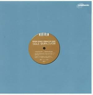 Image of Front Cover of 5115083C: 12" - RONSKI SPEED & SEBASTIAN SAND, Sole Survivor (euphonic; euphonic55.3, Germany 2005, Die Cut Company Sleeve) Large tear in hole of die cut company sleeve. Disc has light hairlines and more significant storage marks.  G+/G+