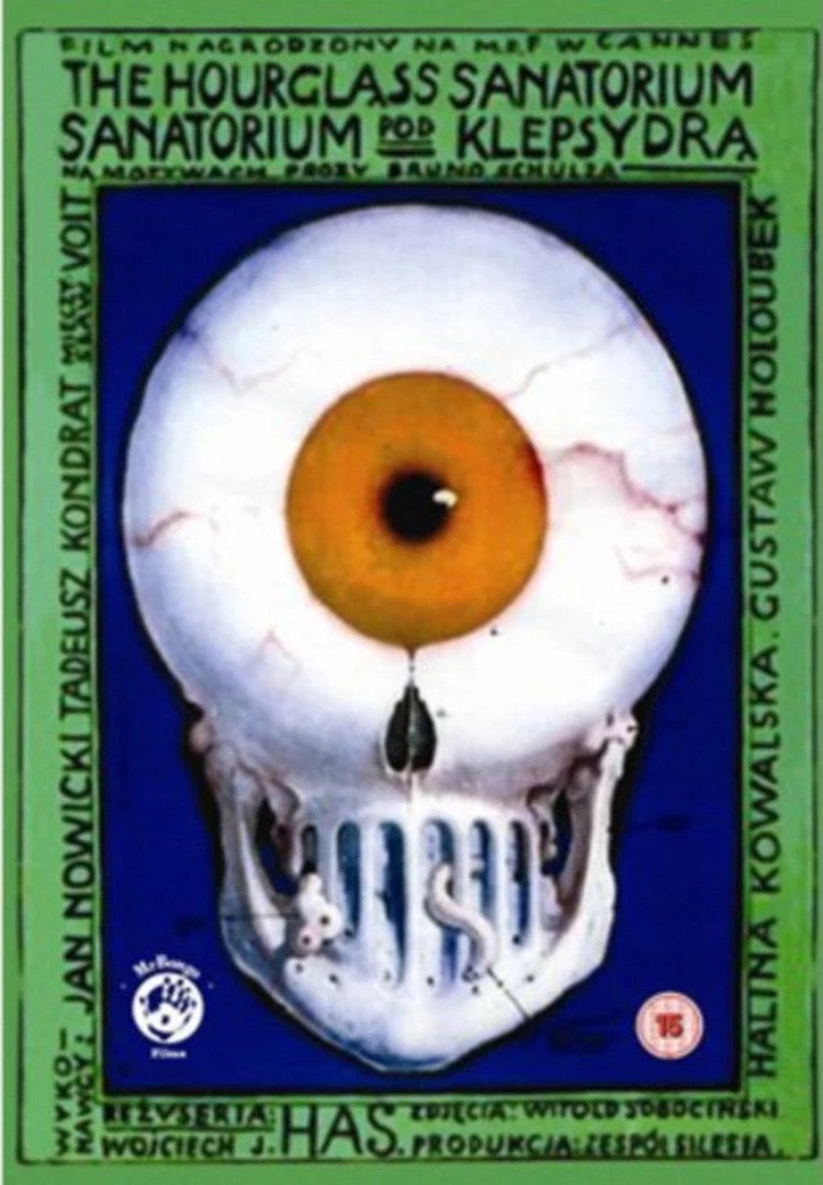 Image of Front Cover of 5135062E: DVD - WOJCIECH JERZY HAS, The Hourglass Sanatorium (Mr Bongo films; MRBDVD014, Europe , All Regions DVD)   VG+/VG+