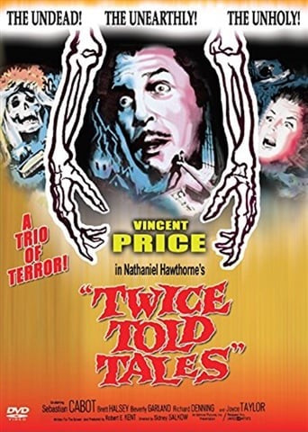 Image of Front Cover of 5135069E: DVD - VINCENT PRICE, Twice Told Tales (MGM; FCE061, UK & Europe )   EX/EX