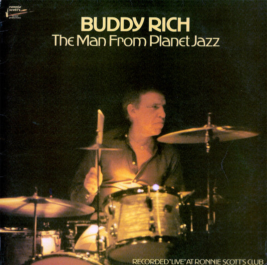 Image of Front Cover of LP - VG/VG+ - BUDDY RICH, The Man From Planet Jazz (Precision; NSPL 18620, UK 1980, Translucent Red vinyl), ,  - 5125074E