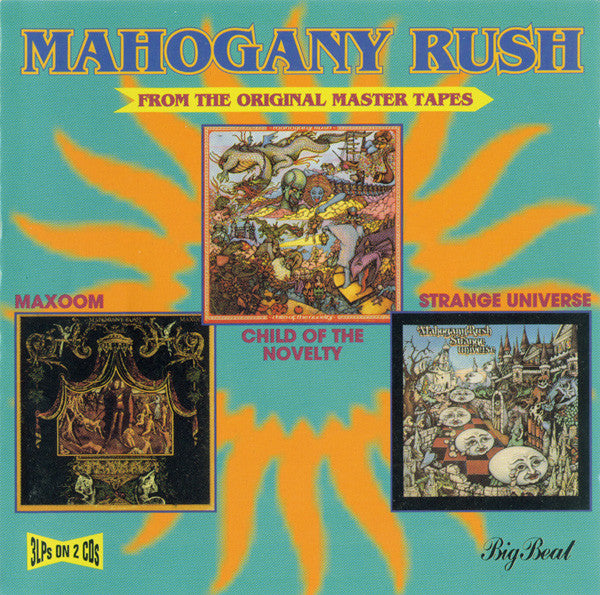 Image of Front Cover of 2xCD - VG+/VG+ - MAHOGANY RUSH, Child Of The Novelty / Maxoom / Strange Universe (Westbound Records; CDWKM2 149, UK , Double CD Case), ,  - 4036034E