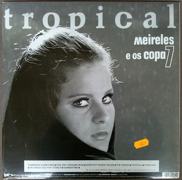 Image of Back Cover of LP - VG+/VG - MEIRELES E OS COPA 7, Tropical (Whatmusic.com; WMLP-0013, Worldwide 2002, Picture Sleeve), ,  - 2626266E