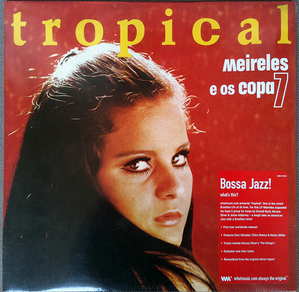Image of Front Cover of LP - VG+/VG - MEIRELES E OS COPA 7, Tropical (Whatmusic.com; WMLP-0013, Worldwide 2002, Picture Sleeve), ,  - 2626266E