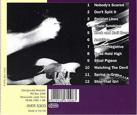 Image of Back Cover of 2xCD - VG+/VG+ - SUBWAY SECT, "We Oppose All Rock & Roll" 1976 - 1980 (Overground Records; OVER 53CD, UK , Jewel Case, Limited Edition), ,  - 2816051C