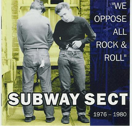 Image of Front Cover of 2xCD - VG+/VG+ - SUBWAY SECT, "We Oppose All Rock & Roll" 1976 - 1980 (Overground Records; OVER 53CD, UK , Jewel Case, Limited Edition), ,  - 2816051C