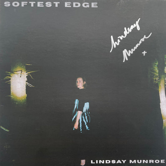 Image of Front Cover of 7" EP - VG/EX - LINDSAY MUNROE, Softest Edge (Not On Label ; none, UK 2021, Picture Sleeve, Signed, Turquoise Vinyl), Sleeve Creased,  - 5125128E