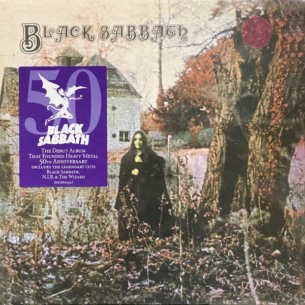 Image of Front Cover of LP - VG/EX - BLACK SABBATH, Black Sabbath (Sanctuary ; BMGRM053LP, UK 2020 Reissue, Gatefold, 50th Anniversary.), Small nick in rear sleeve from opening instore, Disc unplayed, Sleeve still in hype stickered shrinkwrap,  - 2316102C