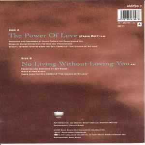 Image of Back Cover of 7" - VG+/VG - CELINE DION, The Power Of Love (Epic; 659799 7, UK 1994, Picture Sleeve), Strong VG,  - 5115136C