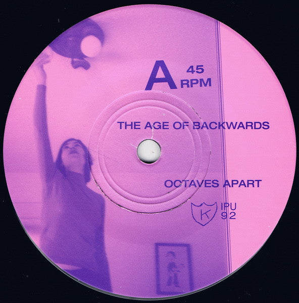 Image of Label Cover of 7" EP - VG/EX - THE SPELLS, The Age Of Backwards E.P. (K ; IPU 92, US 1999, Fold Over Sleeve), Stickered Plastic Outer Sleeve, Sleeve Creased,  - 5125125E