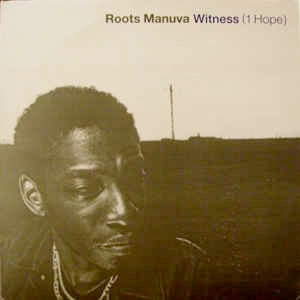 Image of Front Cover of 12" - G+/G - ROOTS MANUVA, Witness (1 Hope) (Big Dada; BD022, UK 2001, Picture Sleeve), Sleeve stained and worn,  - 3916442C