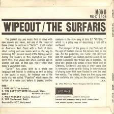 Image of Back Cover of 7" EP - VG/VG - THE SURFARIS, Wipeout (London Records ; RE-D 1405, UK 1963, Laminated Flipback Sleeve, Mono), Corner Bump,  - 5125101E