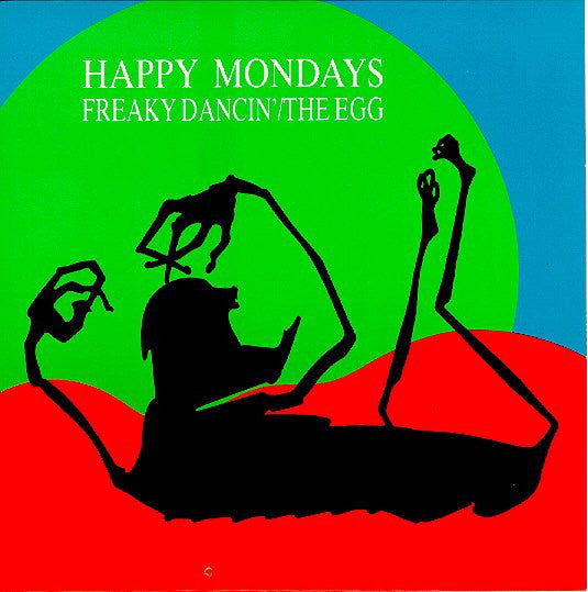 Image of Front Cover of 12" - VG/VG - HAPPY MONDAYS, Freaky Dancin'/The Egg (Factory; FAC 142, UK 1988 Reissue, Picture Sleeve), Stain on sleeve,  - 2116328C