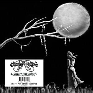 Image of Front Cover of 7" - EX/EX - SMOKE FAIRIES, Living With Ghosts (Music For Heroes Records ; HEROES801, UK 2008, Fold Over Sleeve, Limited Edition), Limited Edition No 381/500, Stickered Plastic Outer Sleeve,  - 5125214E