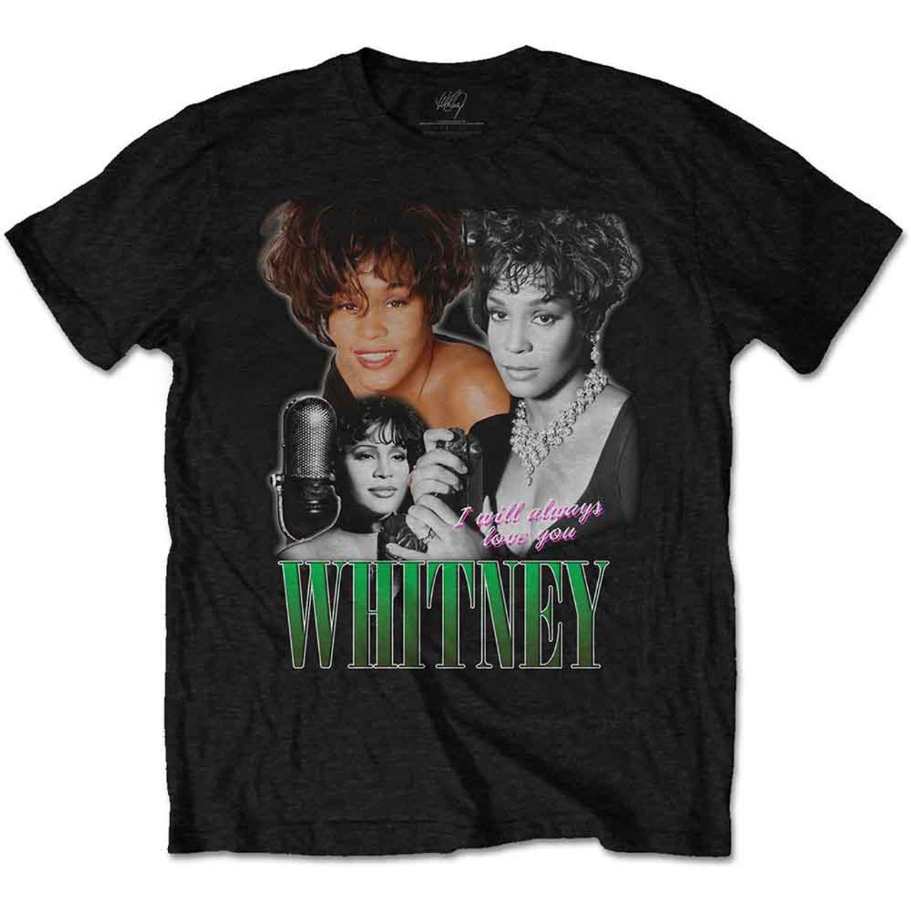 Image of Front Cover of 5155175S: Accessories - WHITNEY HOUSTON, I Will Always Love You T-Shirt M (, UK )   NEW/NEW