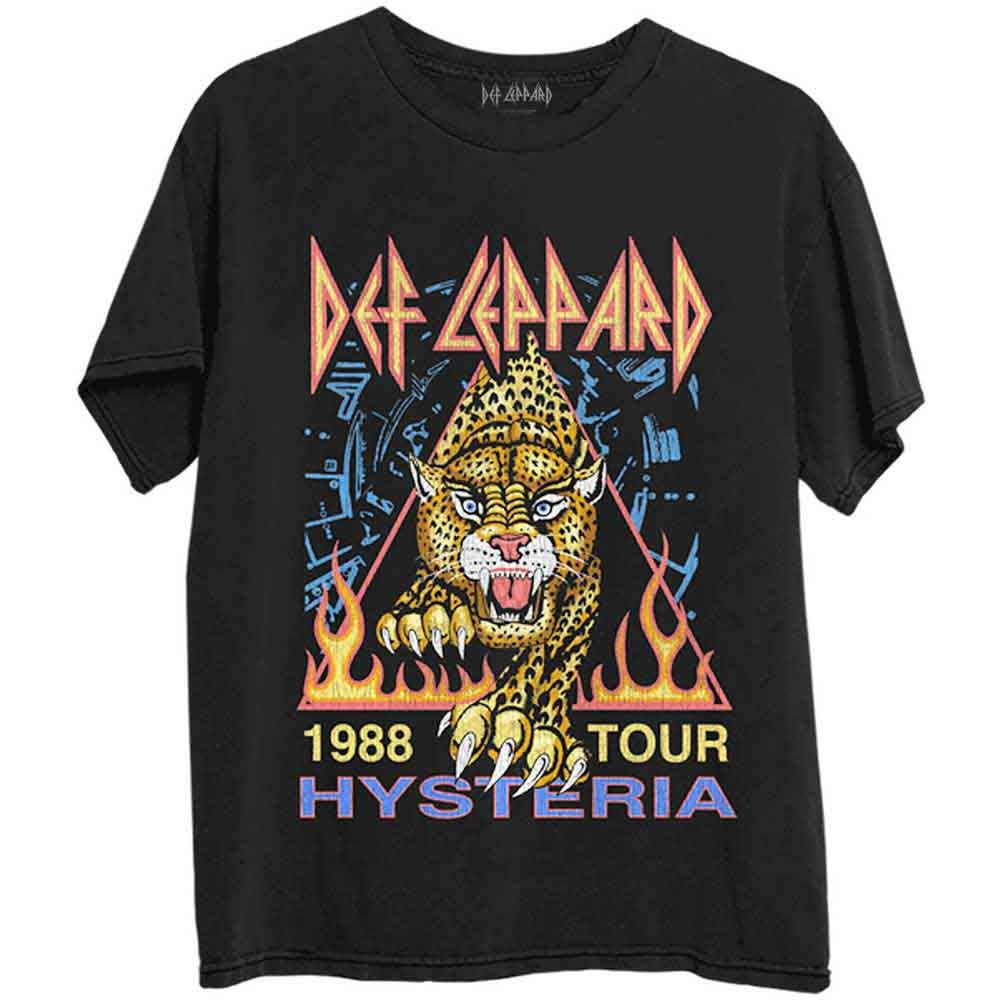 Image of Front Cover of Accessories - NEW/NEW - DEF LEPPARD, Hysteria 1988 tour T-Shirt M (; DEFLTS24MB02, UK ), ,   - 0856019S