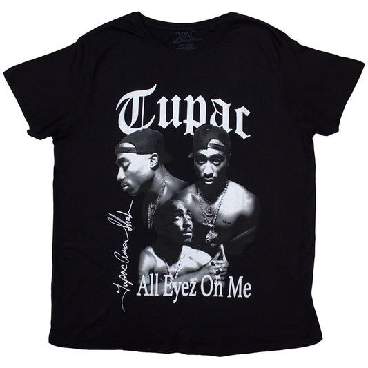 Image of Front Cover of Accessories - NEW/NEW - TUPAC, All Eyez On Me B&W T-Shirt L (, UK ), ,  - 5155184S