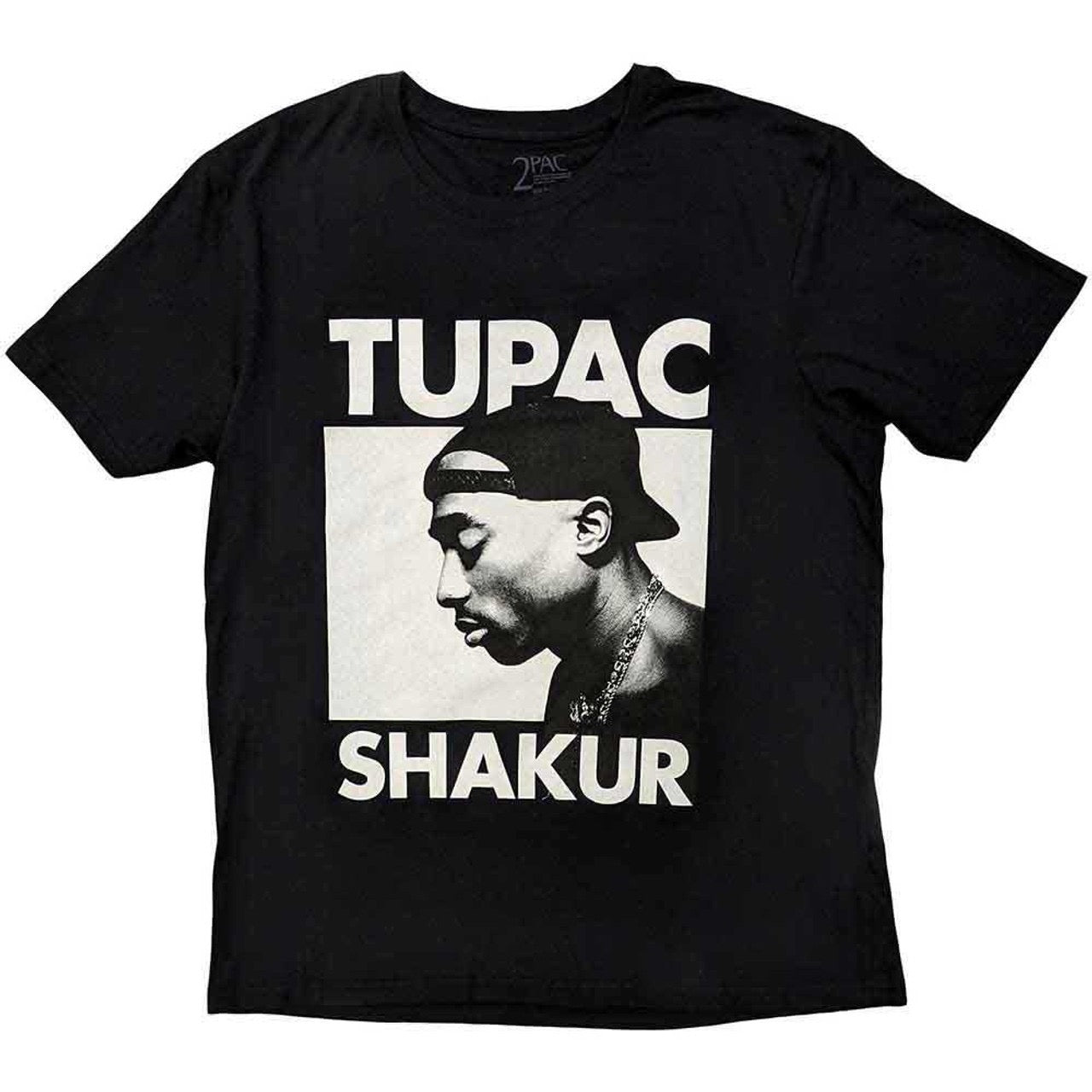 Image of Front Cover of 5155122S: Accessories - TUPAC, Eyes Closed T-Shirt L (,  )   NEW/NEW