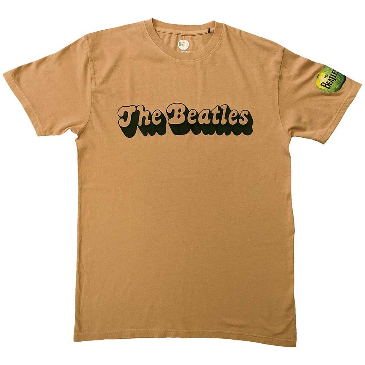Image of Front Cover of 5155131S: Accessories - THE BEATLES, 70's Logo Sand T-Shirt L (, Europe )   NEW/NEW