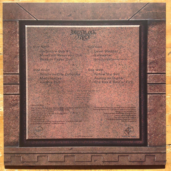 Image of Back Cover of 2xLP - VG+/VG+ - DREADLOCK TALES, SynchroniCity (2018 Remaster) (Greentree Records; GTRLP001, Finland 2018), ,  - 5115369C