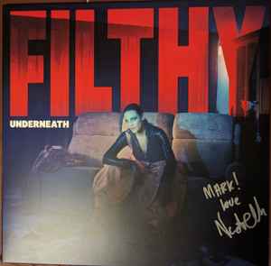 Image of Front Cover of 5125334E: LP - NADINE SHAH, Filthy Underneath (EMI North; EMINVY001, Europe 2024, Inner, Red vinyl)   VG+/VG+