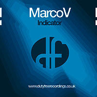 Image of Front Cover of 5115418C: 12" - MARCO V, Indicator (Duty Free Recordings; DF 031, UK 2001, Picture Sleeve) Compression marks and light hairlines.  VG/G+