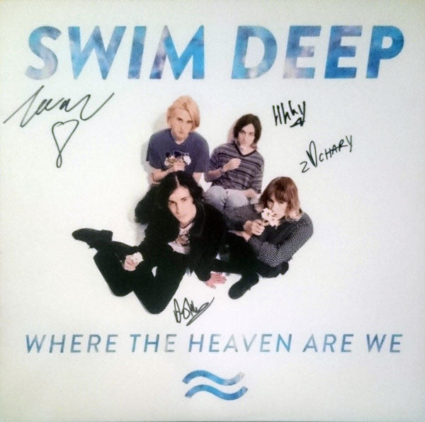 Image of Front Cover of LP - VG/VG+ - SWIM DEEP, Where The Heaven Are We (Chess Club; CCLP02, UK & Europe 2013, Insert, Signed by full band, with Bonus 7"), Feint ring wear,  - 5145209S