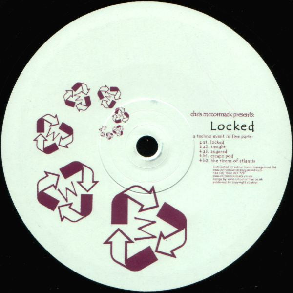 Image of Front Cover of 5125331E: 12" - CHRIS MCCORMACK, Locked (Materials ; MTZ009, UK 2005, Plain Sleeve)   /VG+