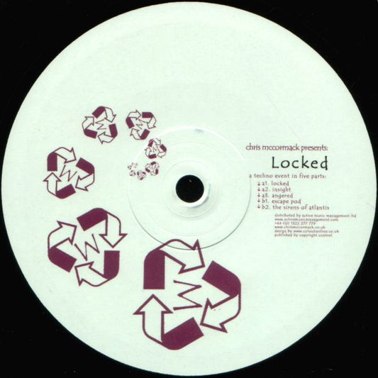 Image of Front Cover of 5125331E: 12" - CHRIS MCCORMACK, Locked (Materials ; MTZ009, UK 2005, Plain Sleeve)   /VG+