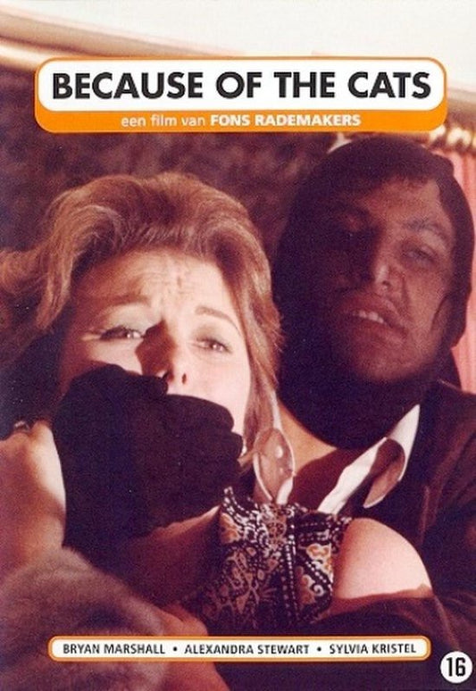 Image of Front Cover of 5235077E: DVD - FONS RADEMAKERS, Because of the Cats (A Film; DS80114, Germany )   VG+/VG+