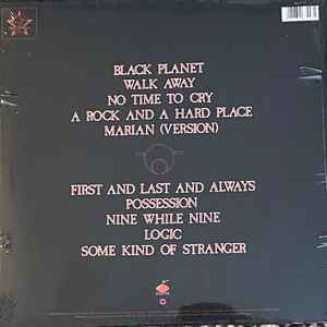 Image of Back Cover of LP - NEW/NEW - THE SISTERS OF MERCY, First And Last And Always (Warner Music Group; 5021732634481, UK 2025 Reissue, Gatefold, Inner, Red And Black Marble Vinyl), ,  - 0956156S