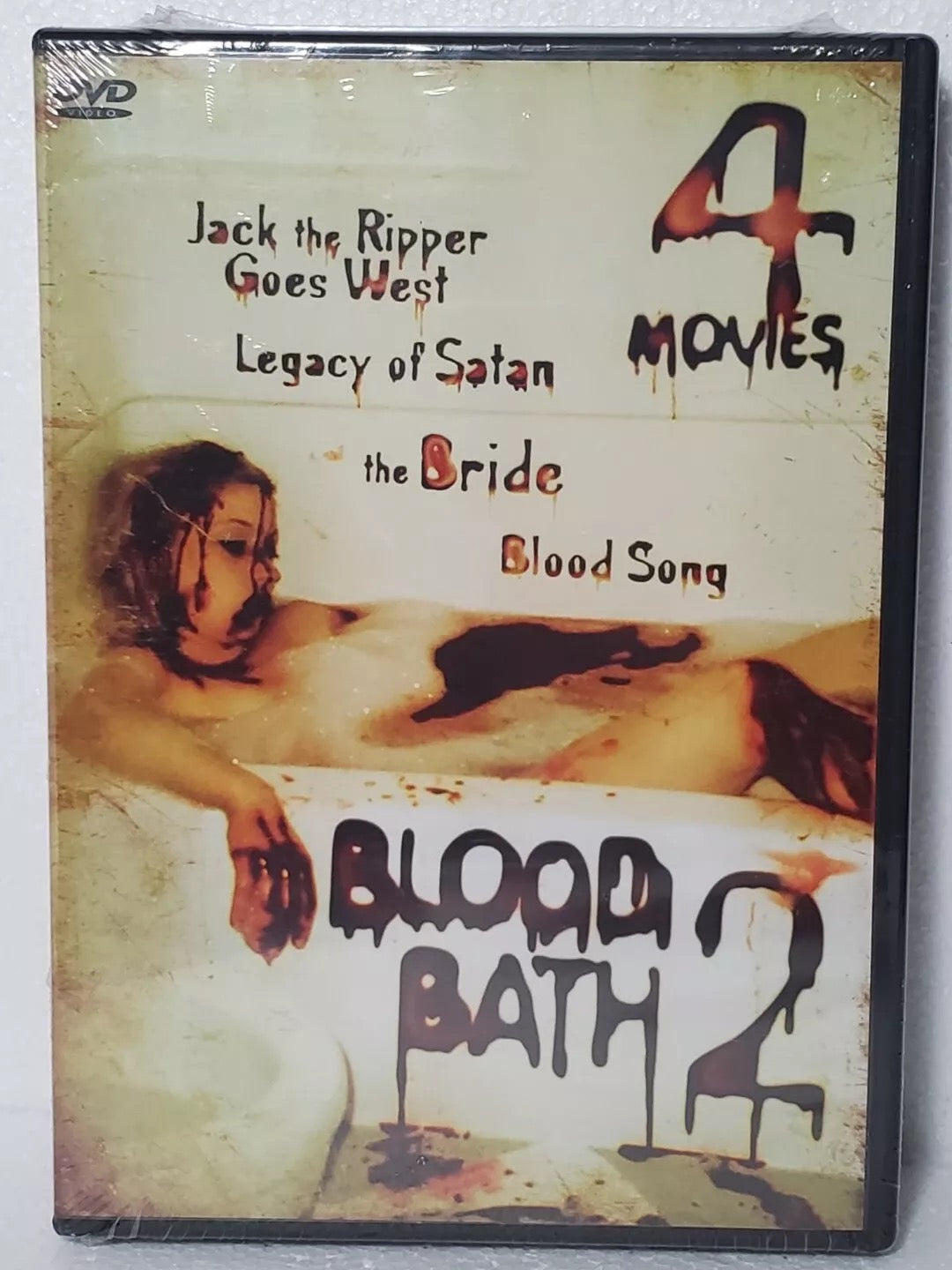 Image of Front Cover of 2xDVD - M/M - VARIOUS, Blood Bath 2 - 4-Movie Set (Brentwood; 45756-9, UK 2006), Sealed,  - 5235078E