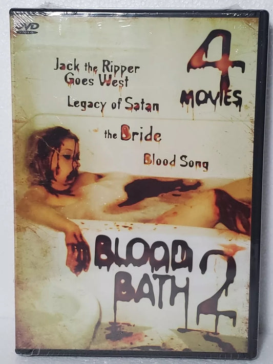 Image of Front Cover of 2xDVD - M/M - VARIOUS, Blood Bath 2 - 4-Movie Set (Brentwood; 45756-9, UK 2006), Sealed,  - 5235078E