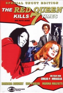 Image of Front Cover of DVD - VG+/VG - EMILIO P. MIRAFATTI, The Red Queen Kills Seven Times (Eyecatcher; , Germany ), ,  - 5235084E