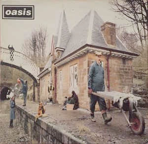 Image of Front Cover of 4715058C: 12" - OASIS, Some Might Say (Creation; CRE204T, UK 1995, Picture Sleeve) Strong VG Throughout, Lighest of wispy hairlines, Very slight warp, Almost visually unnoticeable when playing, Light ring wear and a little edge wear at sleeve spine.   VG/VG