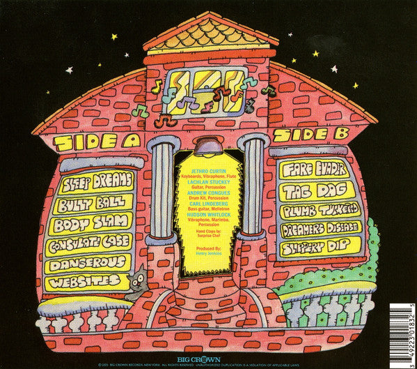 Image of Back Cover of CD - VG+/VG+ - SURPRISE CHEF, Superb (Big Crown Records; BC183-CD, USA & Europe 2025, Digipak), Opened Instore,  - 2616454C